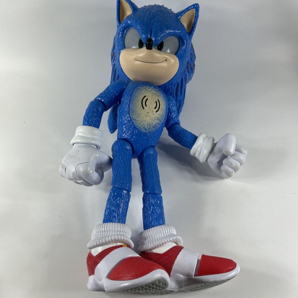 Sonic the Hedgehog 3 Ultimate Talking Sonic Figure 14” Lights And Sound Working